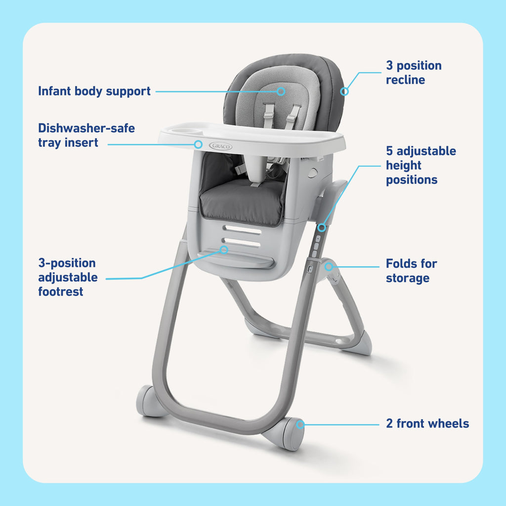 6-in-1 Convertible Highchair O8115