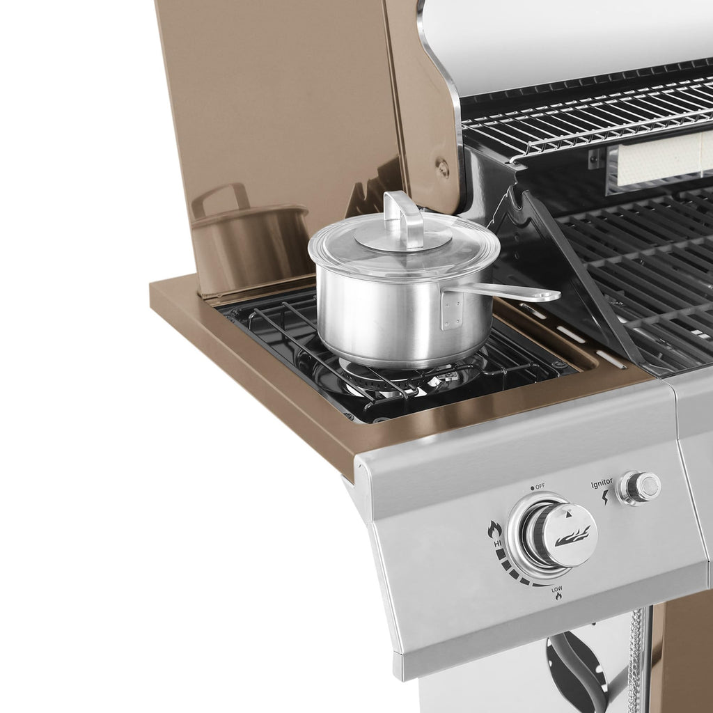 5-Burner Propane Gas Grill with Side Burner G397242