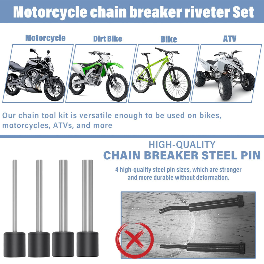 Motorcycle Chain Breaker Tool Kit L504017