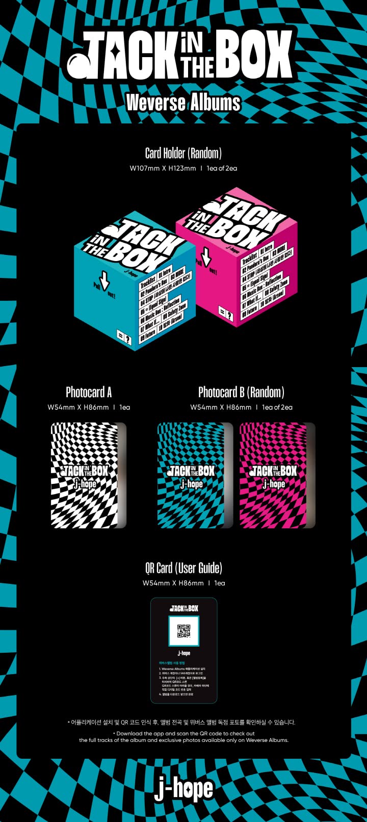 J-HOPE BTS - Jack In The Box (Weverse Album), Multicolor C8163