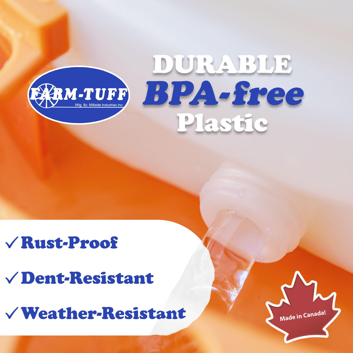 3 Gallon BPA-Free Plastic Poultry Waterer T107