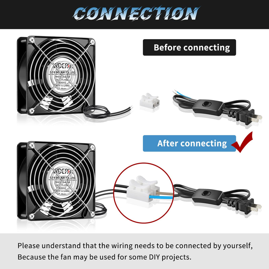 110V 120mm AC Axial Cooling Fan H119786