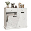 10 Gallon Double Tilt Out Trash Can Cabinet R391425
