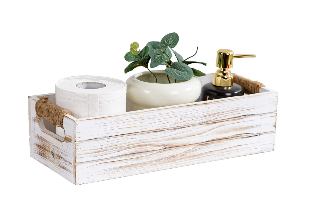 Rustic Wooden Toilet Paper Holder M968
