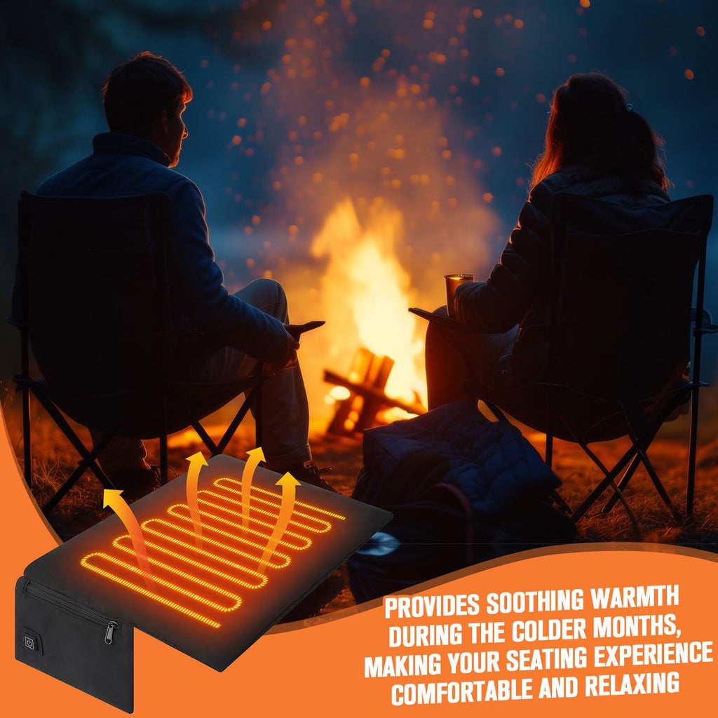 2 Pack Heated Stadium Seat Cushion V42201