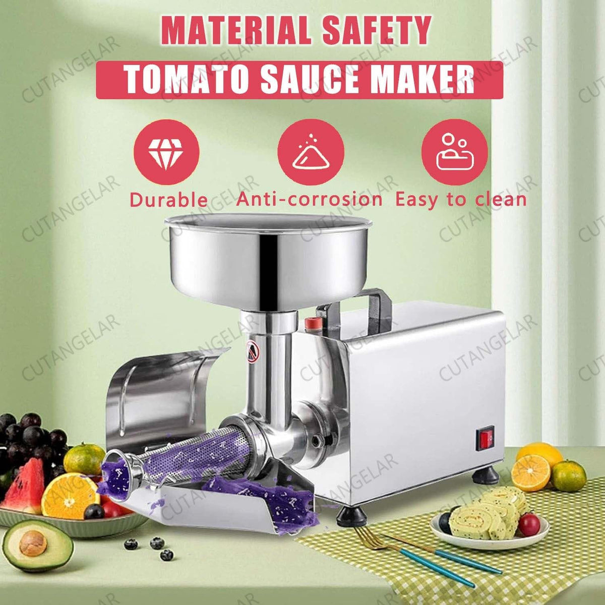 450W Stainless Steel Electric Jam Maker T163
