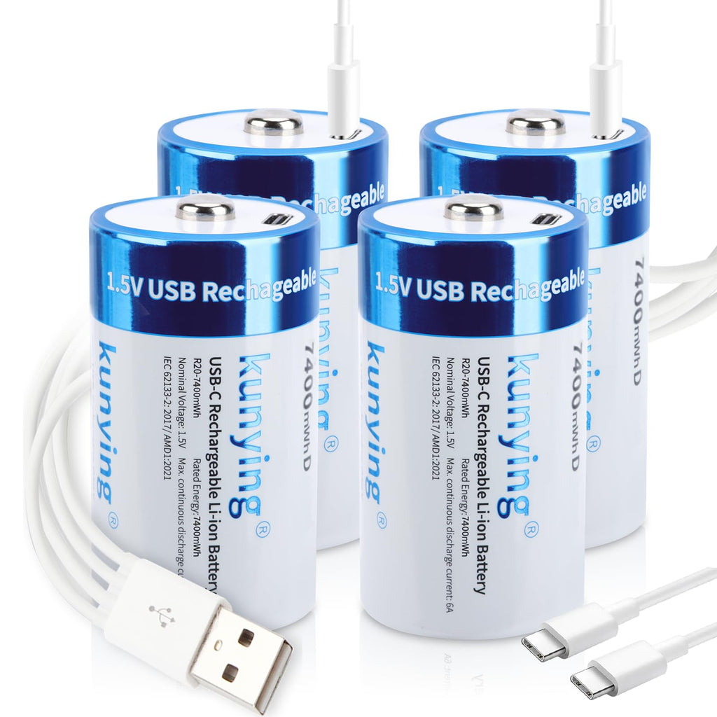 Rechargeable D Batteries with Charging Z4123