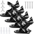 4 Pcs Black Flag Pole Holder H2149
