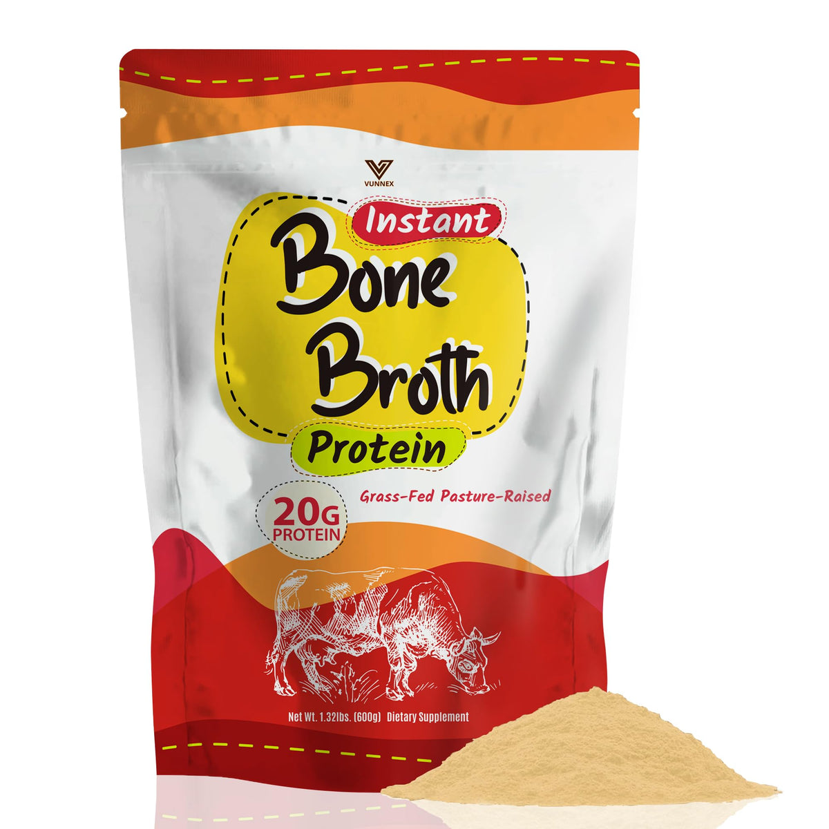 Unflavored Bone Broth Protein Powder J996936