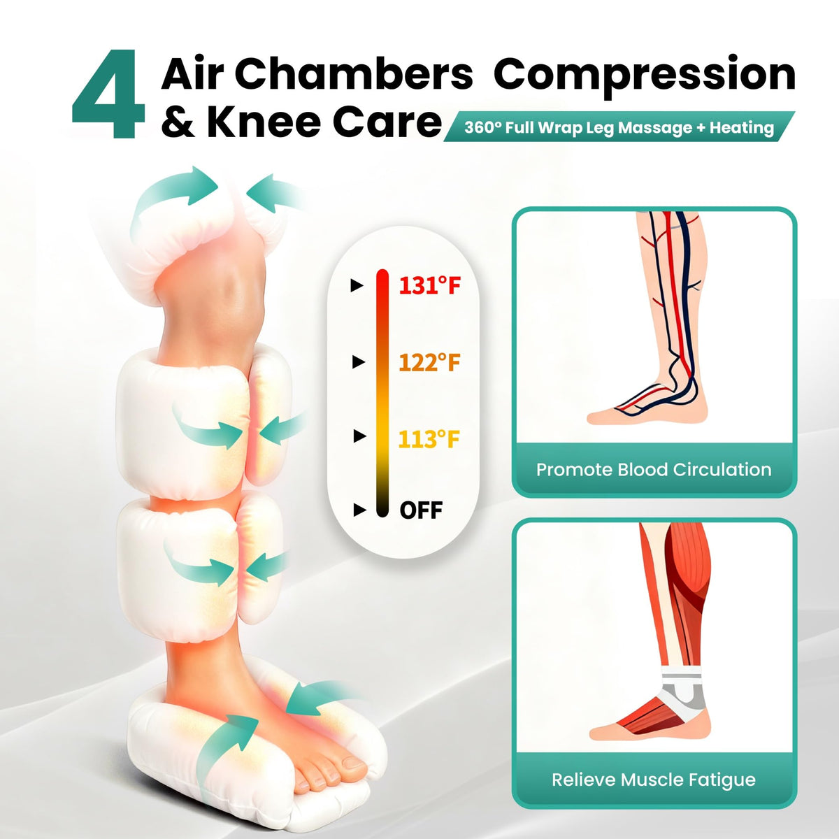 Leg Massager with Heat and Compression L379519