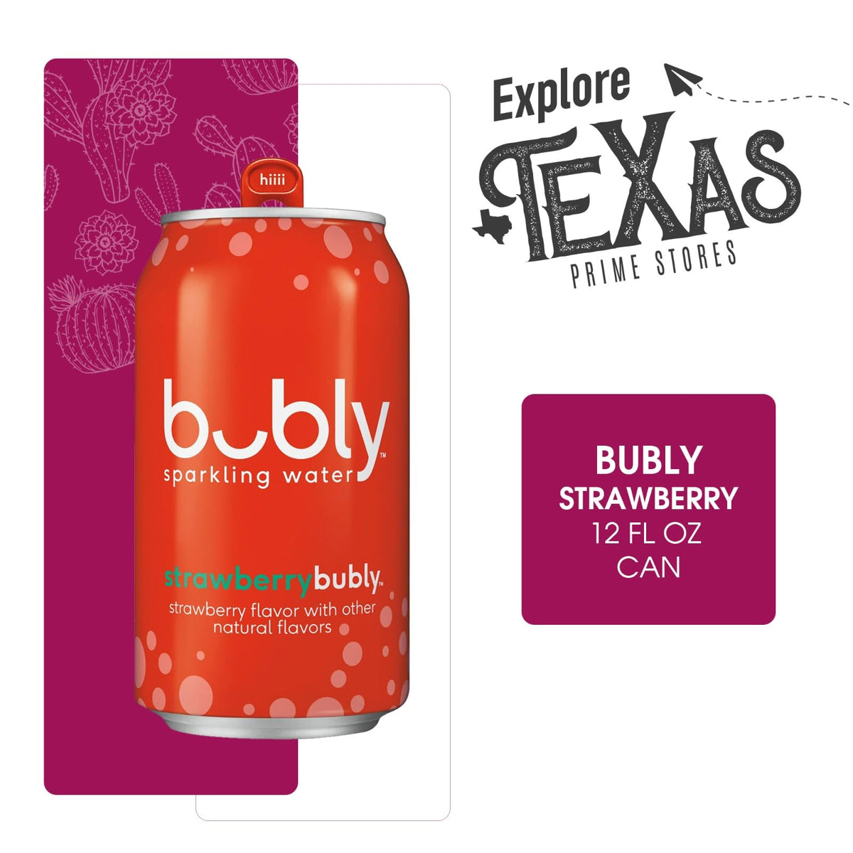 Strawberry Flavored Sparkling Water 12 fl oz Aluminum Can 20-Pack X76037