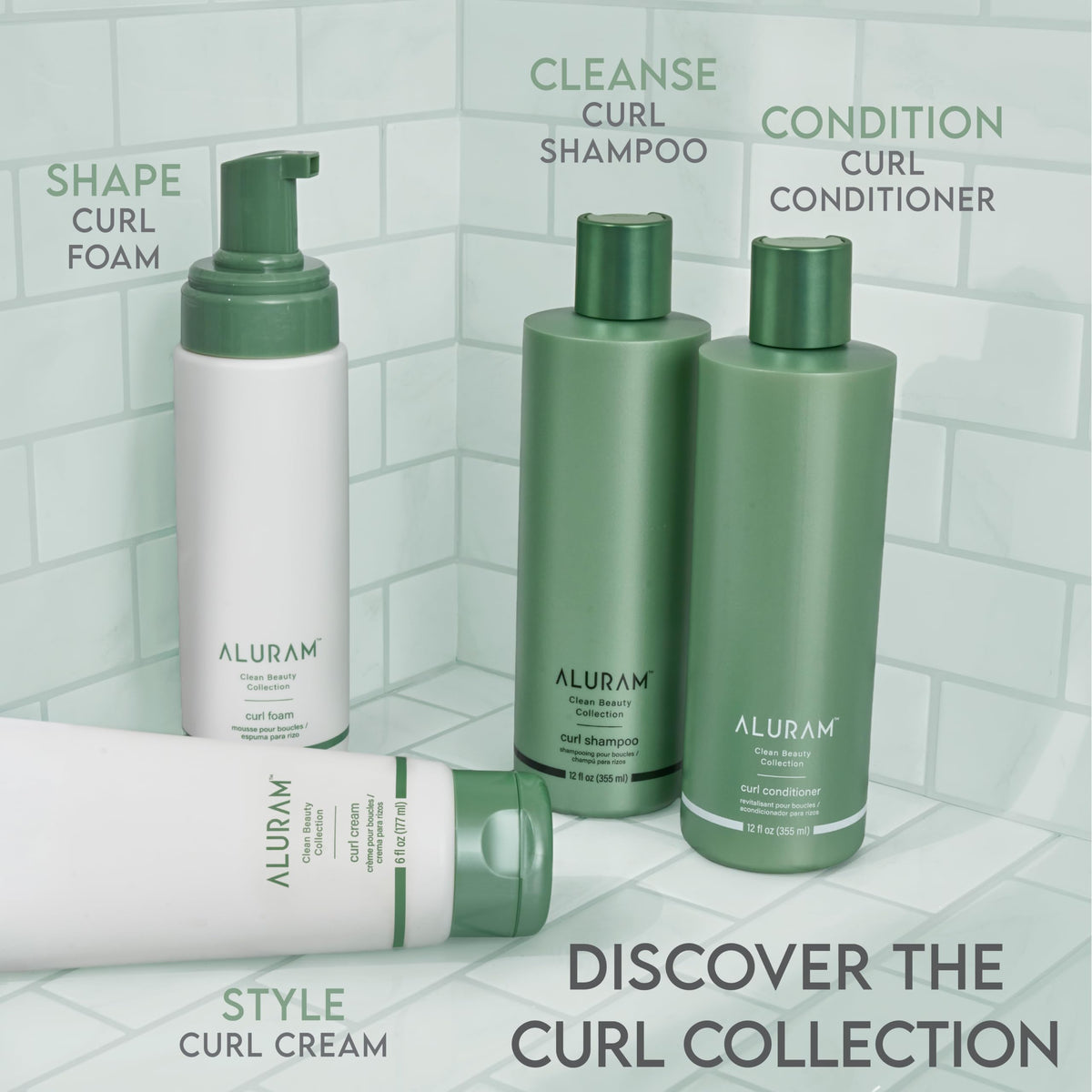 Coconut Water Curly Hair Clarifying Shampoo and Conditioner W196754