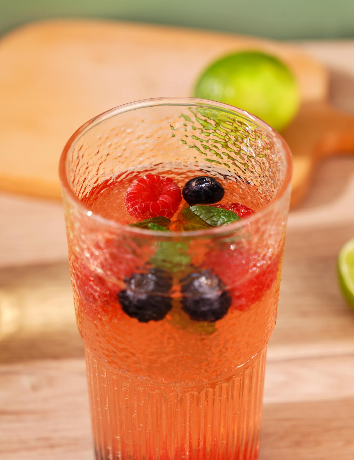 High Borosilicate Glass Tumbler Cup with Lid and Straw, 22oz Clear 2 Pack G87529