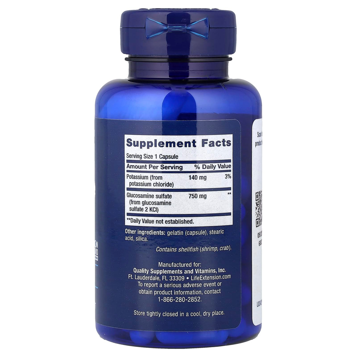 Glucosamine Sulfate 750 mg 60 Capsules A1551