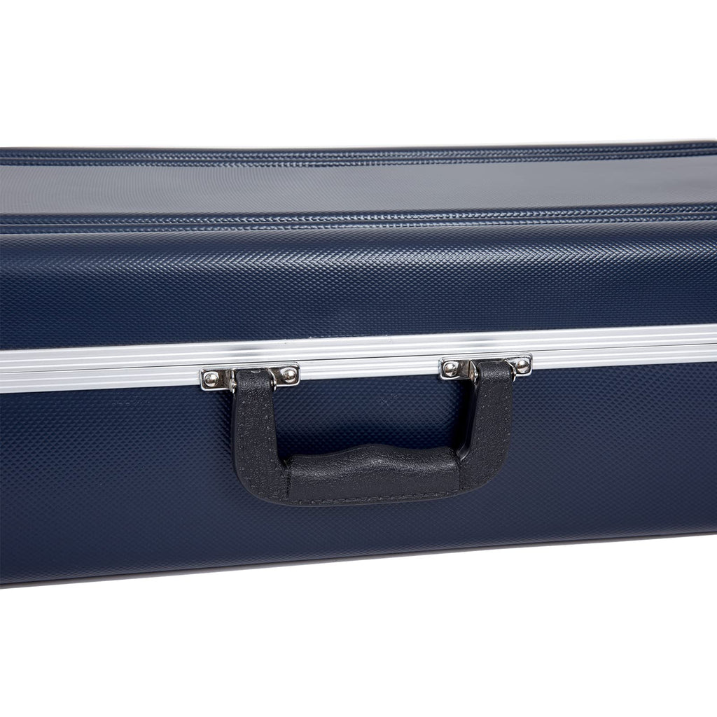 Textured Blue ABS Trumpet Case with Velvet Interior Z101