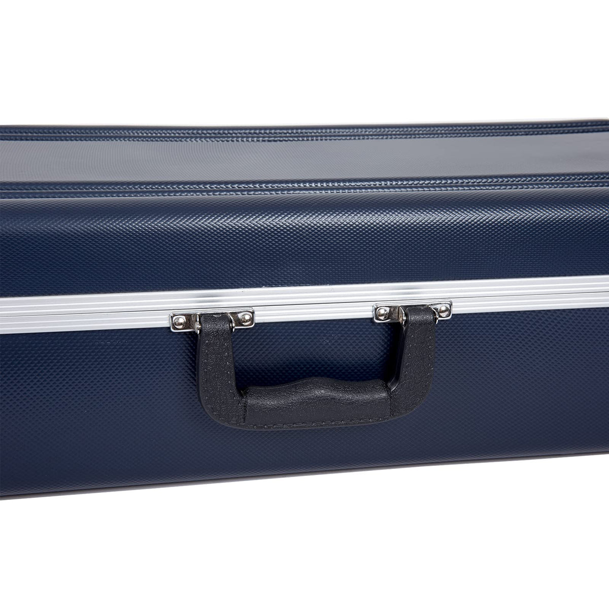 Textured Blue ABS Trumpet Case with Velvet Interior Z101