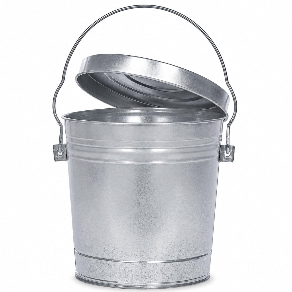 Galvanized Steel Airtight Storage Jar with Locking Lid C6618