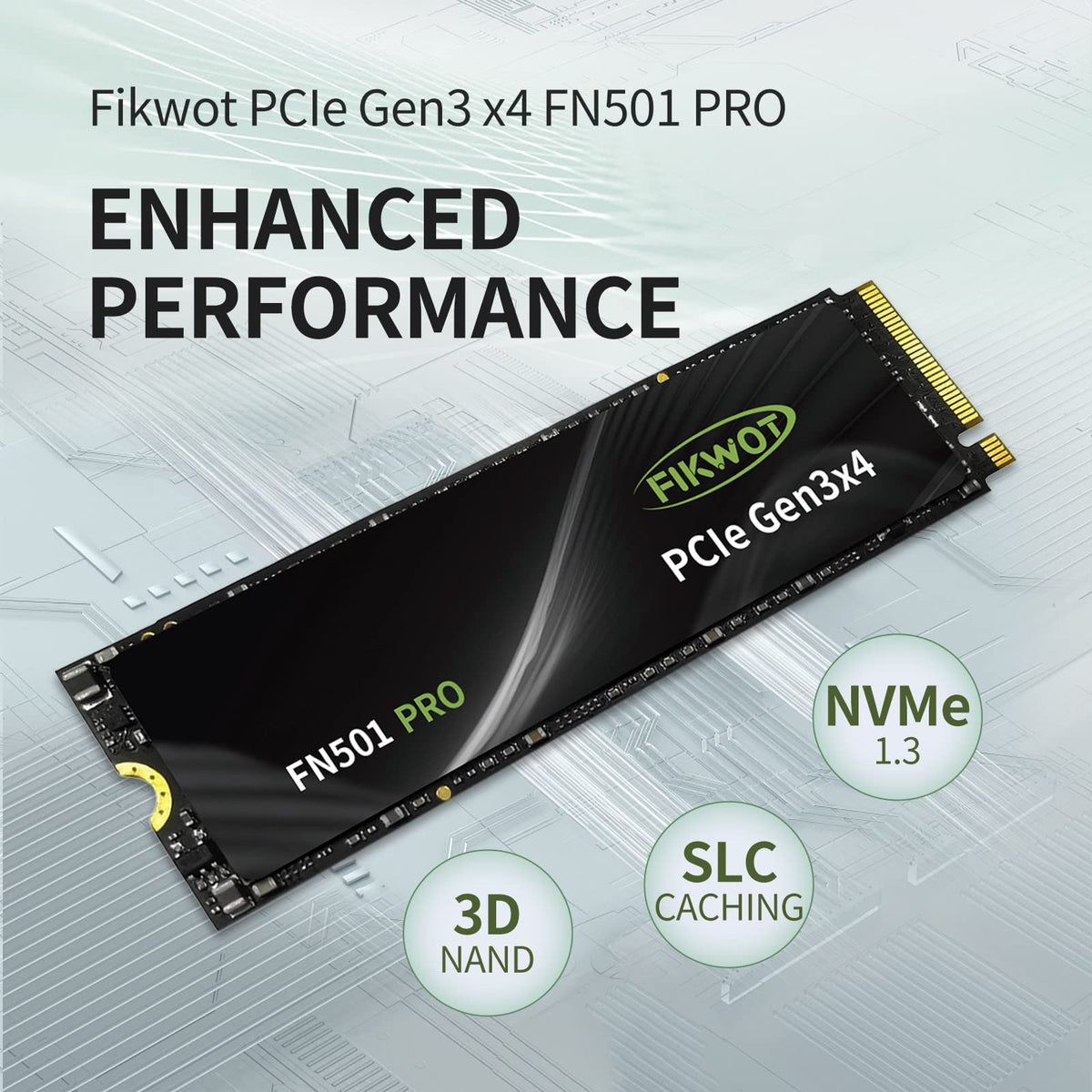 512GB NVMe M.2 2280 PCIe Gen3 x4 Internal Solid State Drive P7120