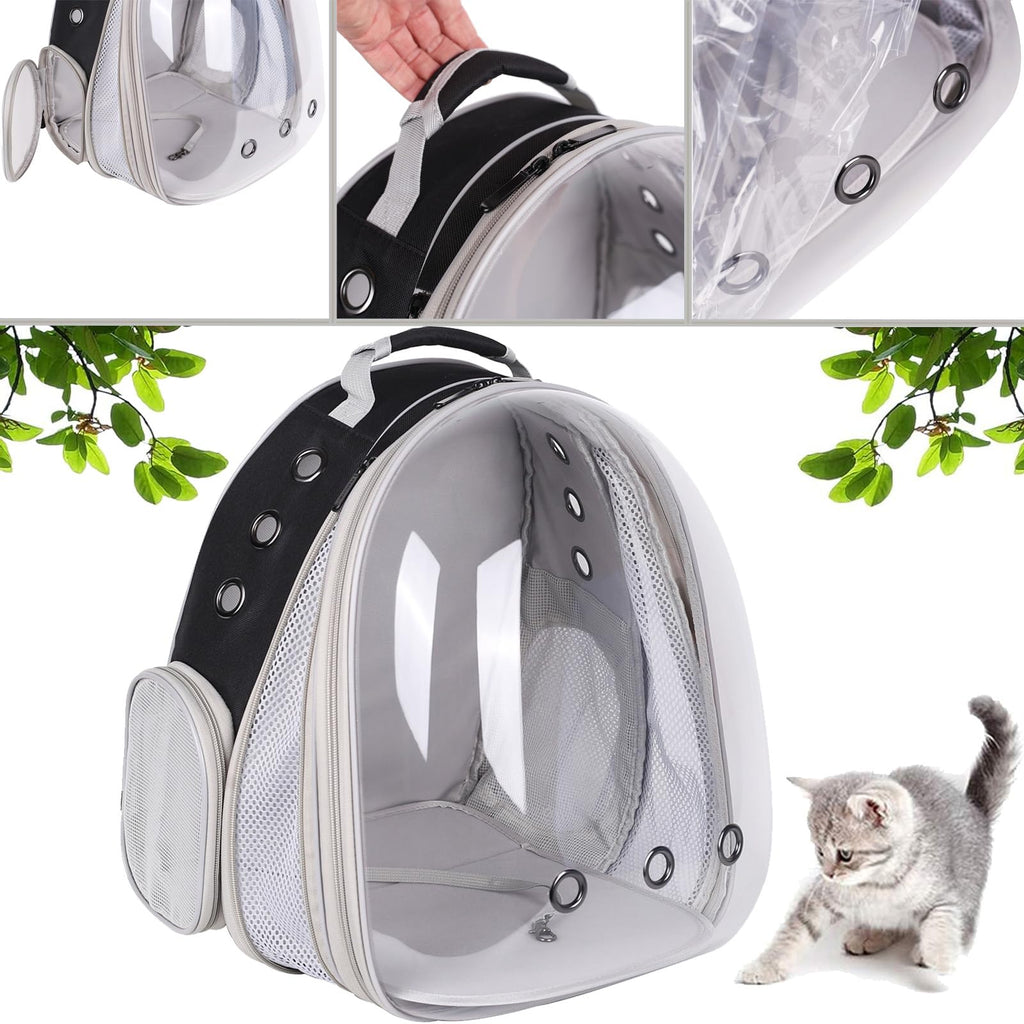 Large Cat Backpack Carrier with Space Capsule Bubble Window C315