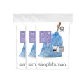 60 Count Drawstring Trash Bags, 20 Liter / 5.3 Gallon Y50903