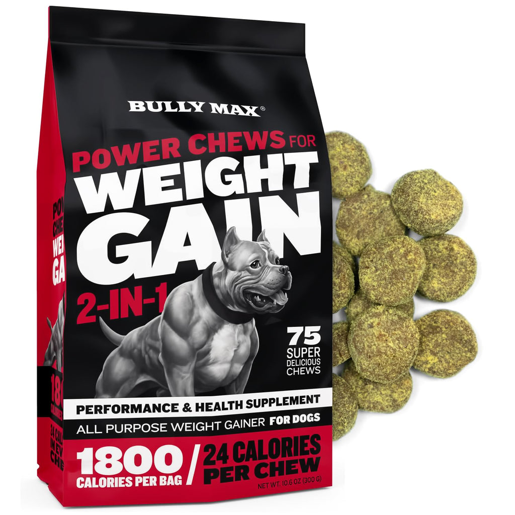 High-Calorie Liquid Weight Gainer & Soft Chews for Dogs D125