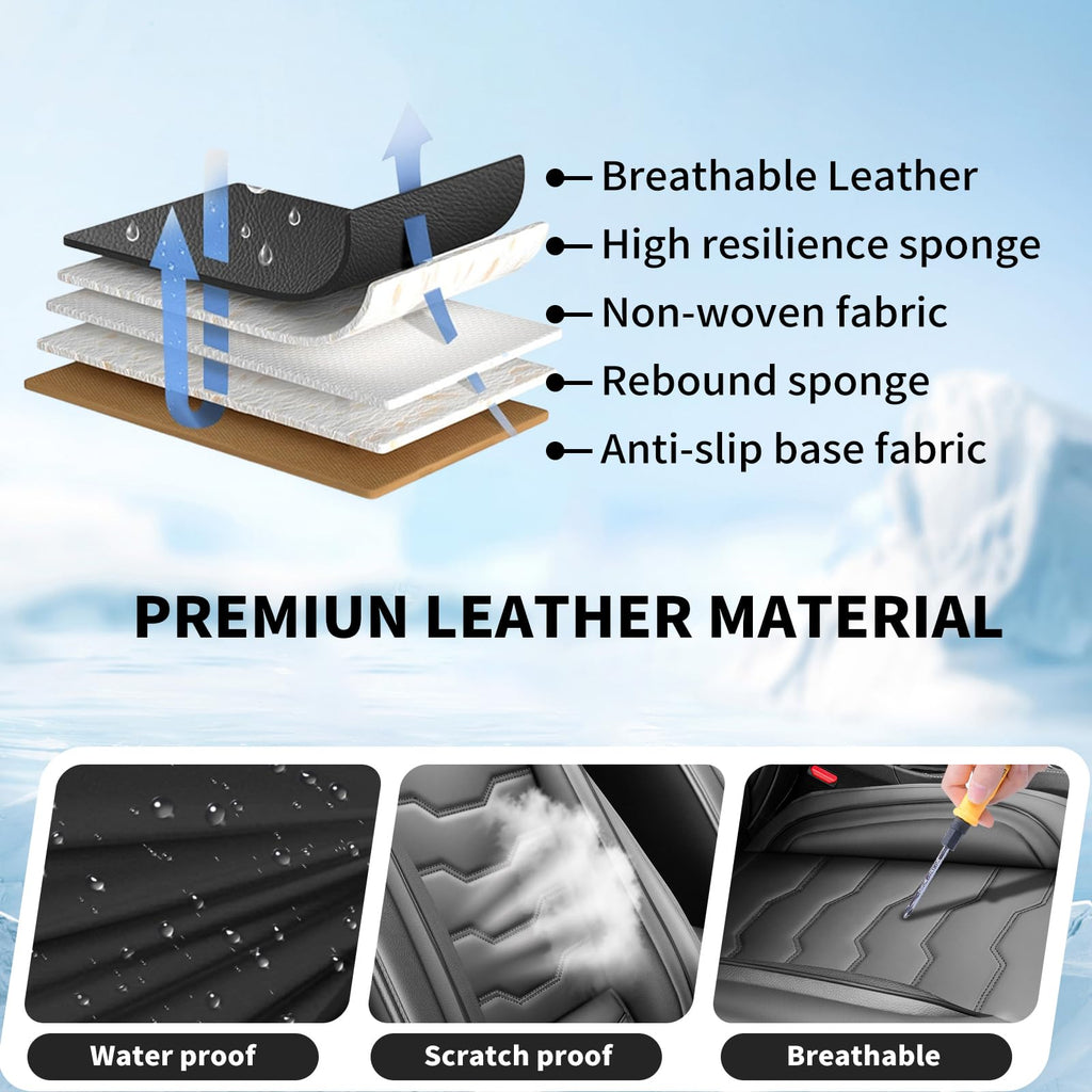 Black Car Seat Covers L47854