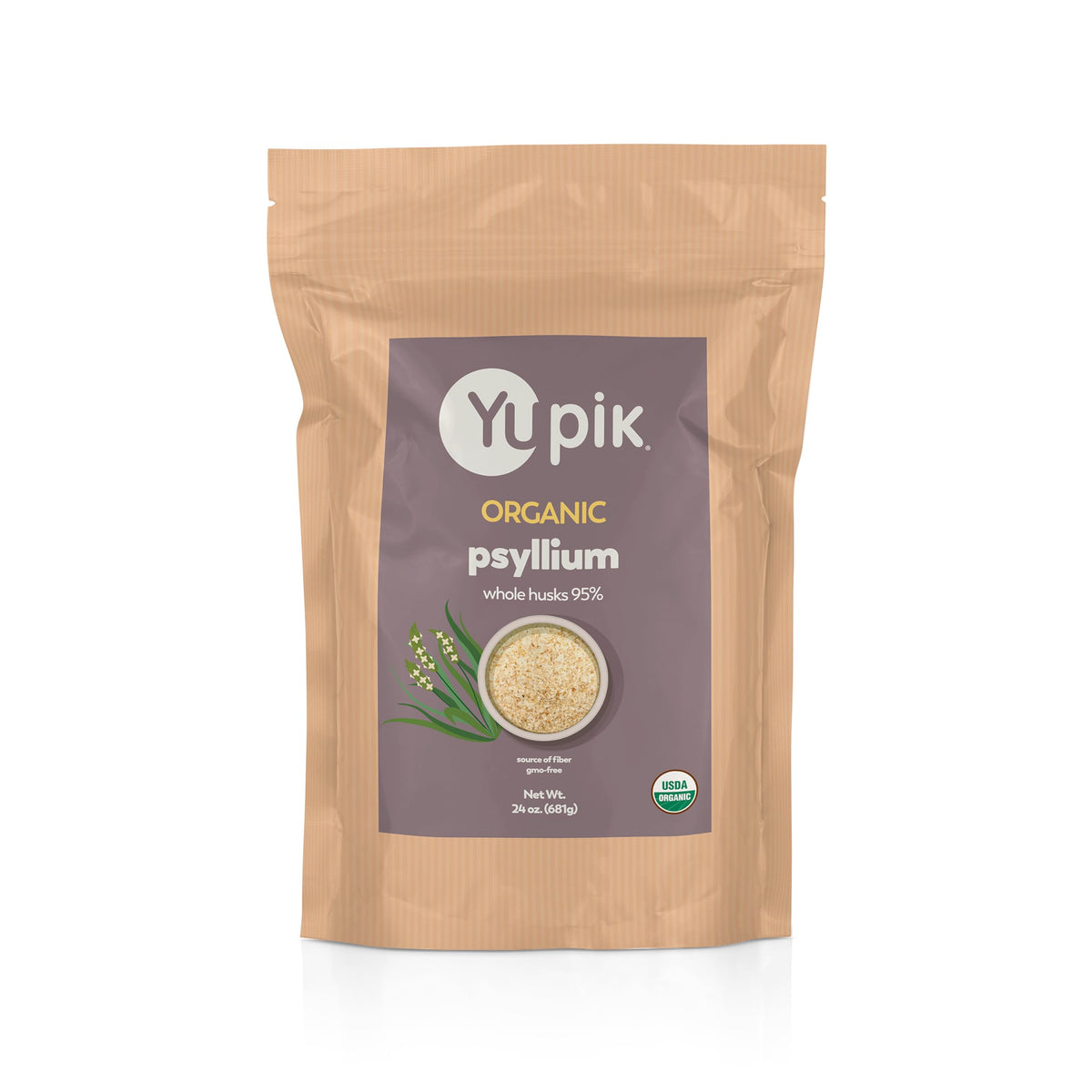 Organic Whole Husk Psyllium 24 Oz L389693