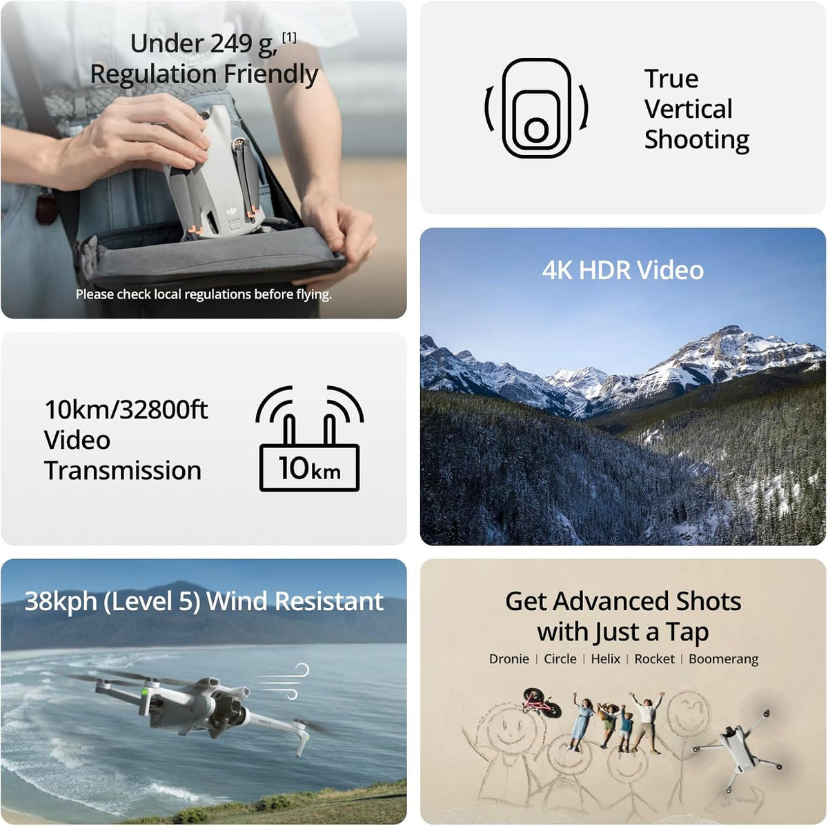 Mini 3 Drone with Camera 4K Q131701