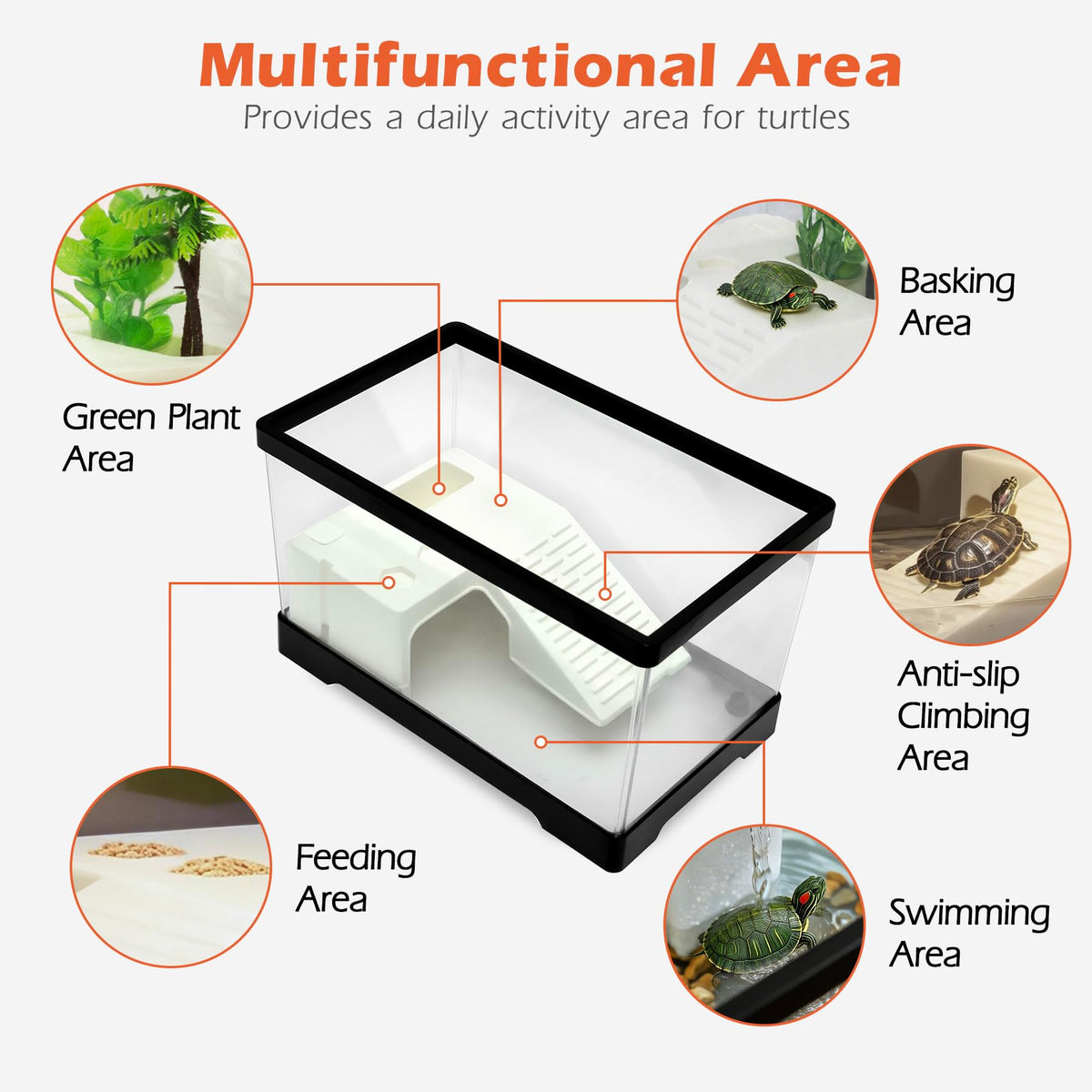 4.6 Gal Baby Turtle Tank Starter Kit G8010