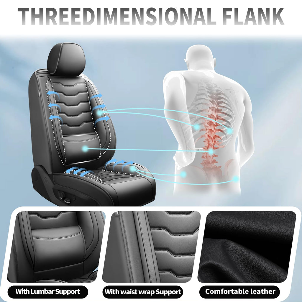 Black Car Seat Covers L47854