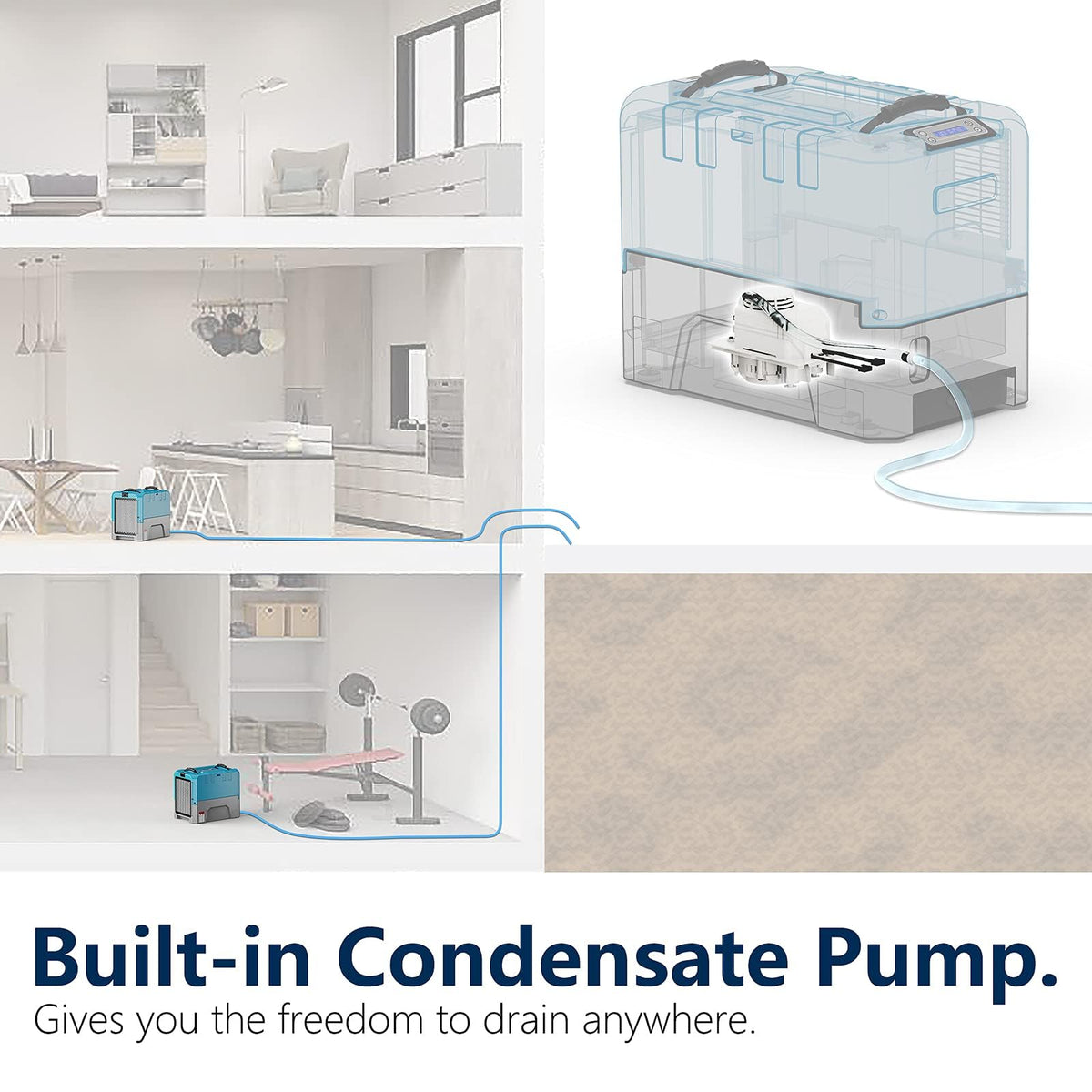 180 PPD Commercial & Industrial Dehumidifier with Pump X53378