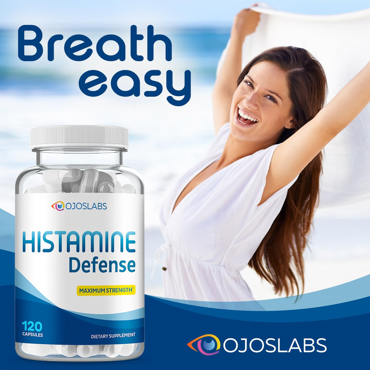 120 Capsules Natural D-Hist Supplement A4573