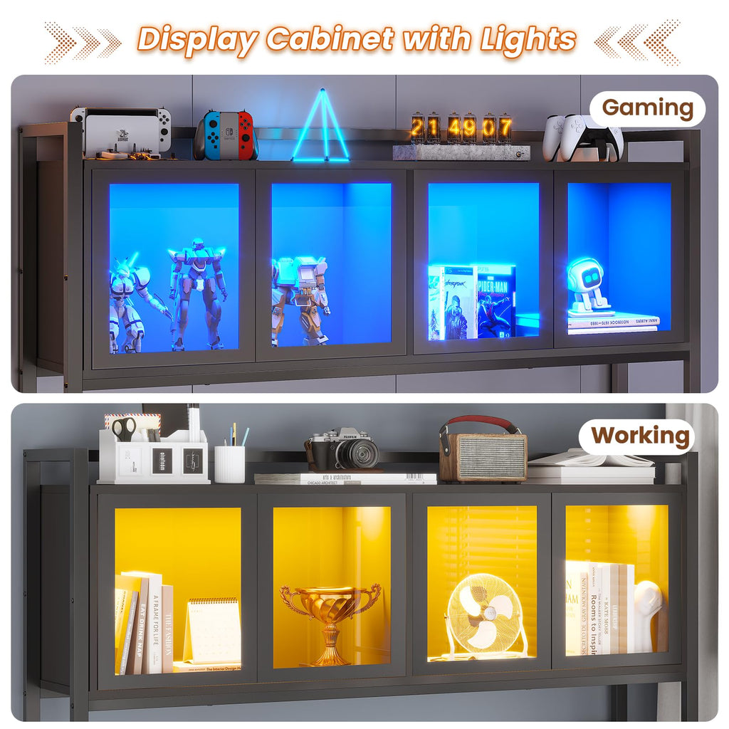 L Shaped Gaming Corner Desk with Drawers I718