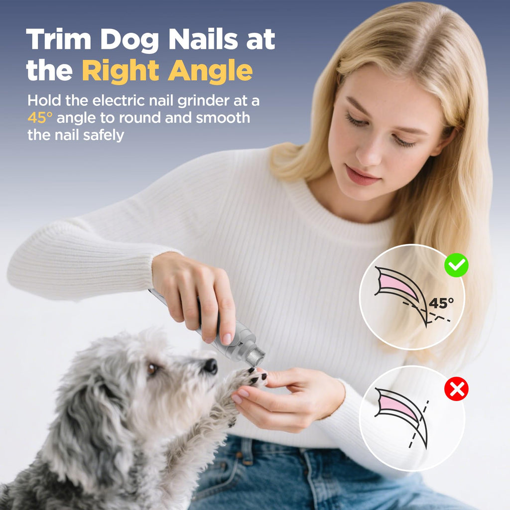 Electric Pet Nail Grinder with LED Lights X5408