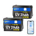 12V 314Ah LiFePO4 Battery 2 Pack D217