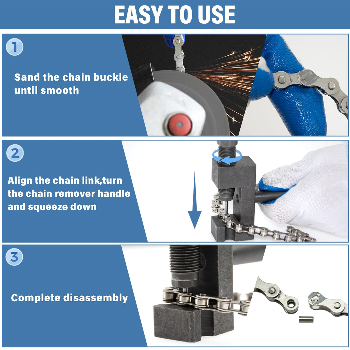 Motorcycle Chain Breaker Tool Kit L504017