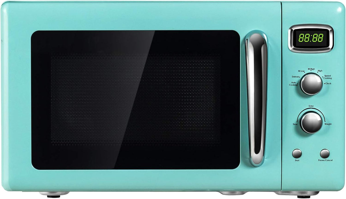 0.9 Cu.ft 900W Retro Countertop Microwave Oven R654