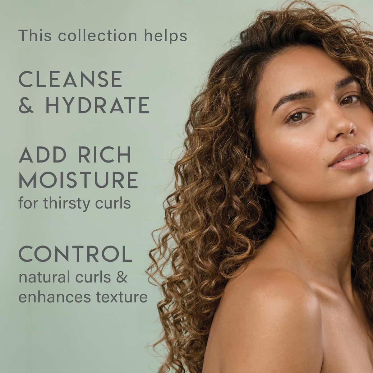 Coconut Water Curly Hair Clarifying Shampoo and Conditioner W196754