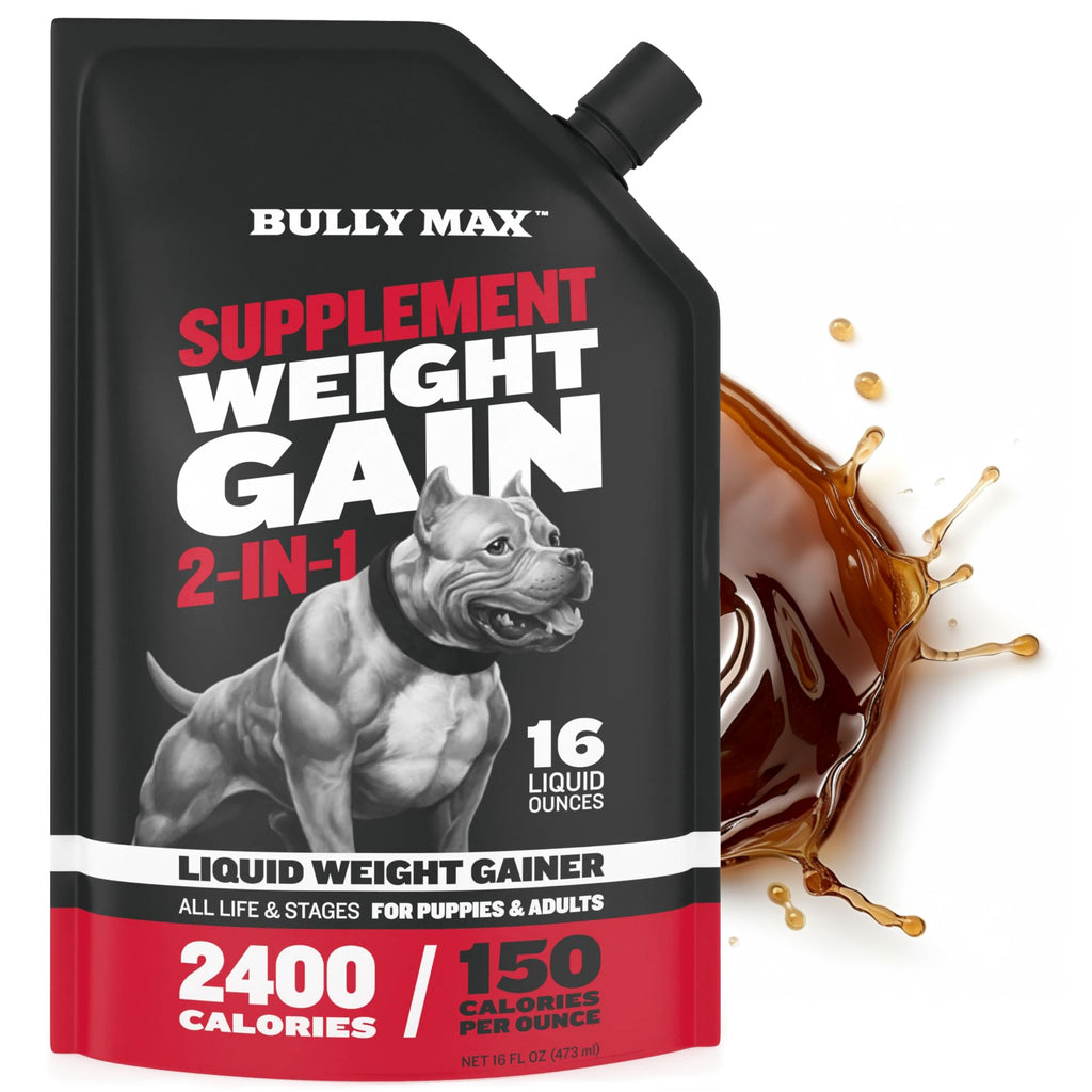 High-Calorie Liquid Weight Gainer & Soft Chews for Dogs D125