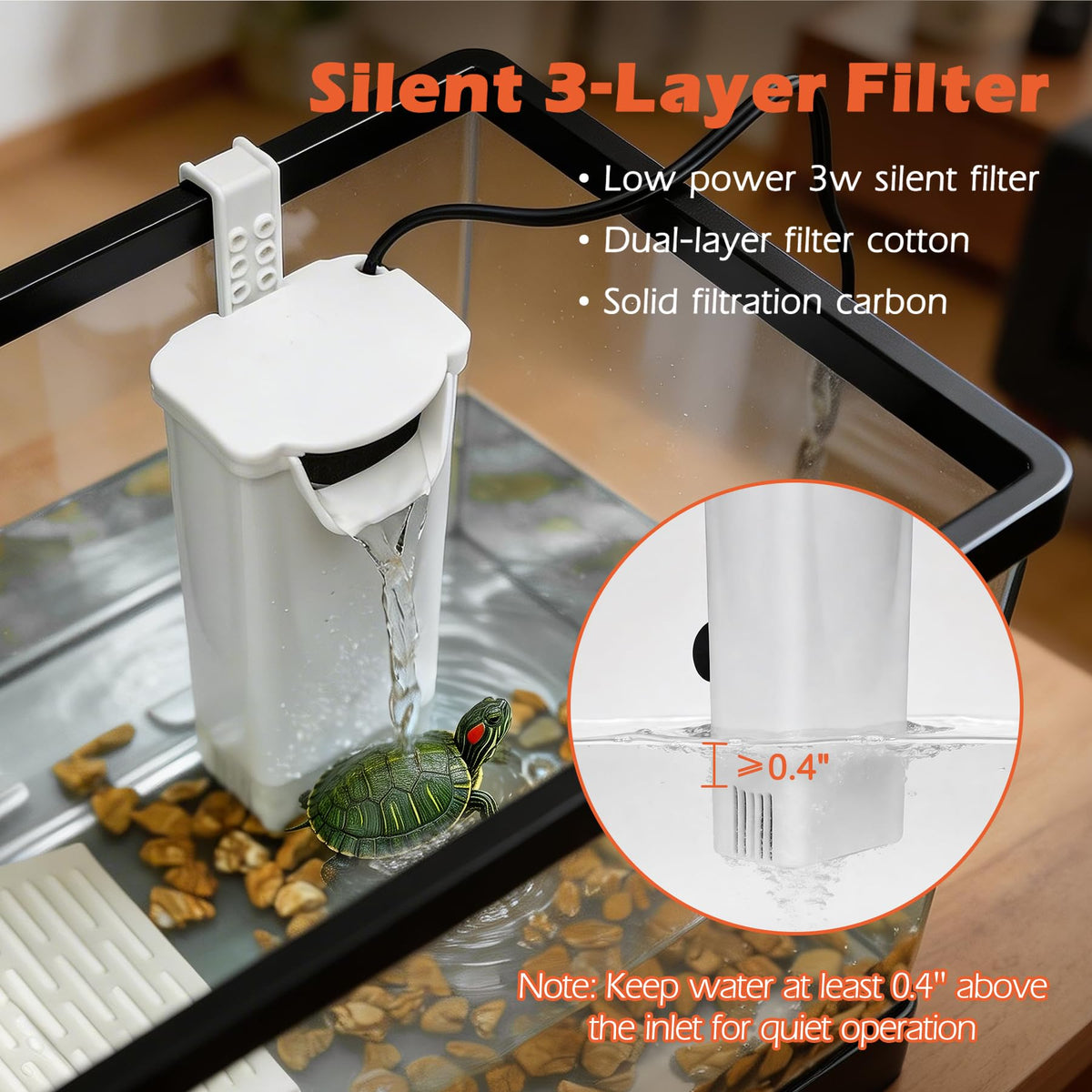 4.6 Gal Baby Turtle Tank Starter Kit G8010