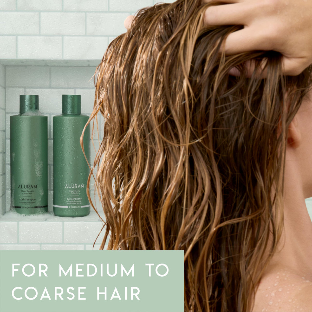 Coconut Water Curly Hair Clarifying Shampoo and Conditioner W196754