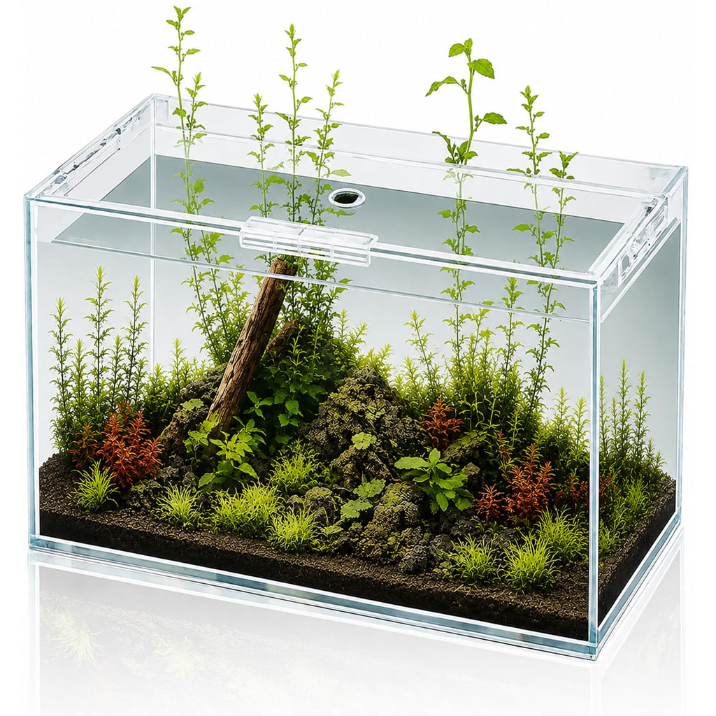 6 Gallon Glass Fish Tank Aquarium Y5568