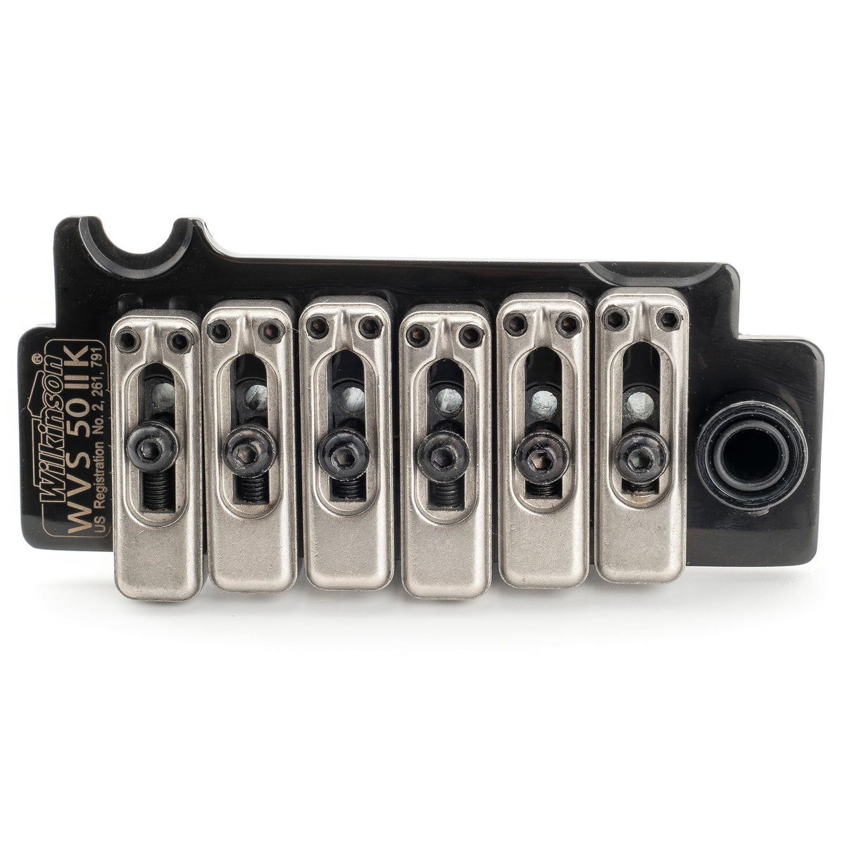 Black 2-Point Electric Guitar Tremolo Bridge D796