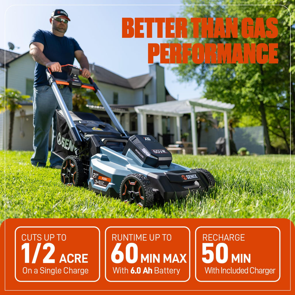 60V Electric Cordless Push Mower U461