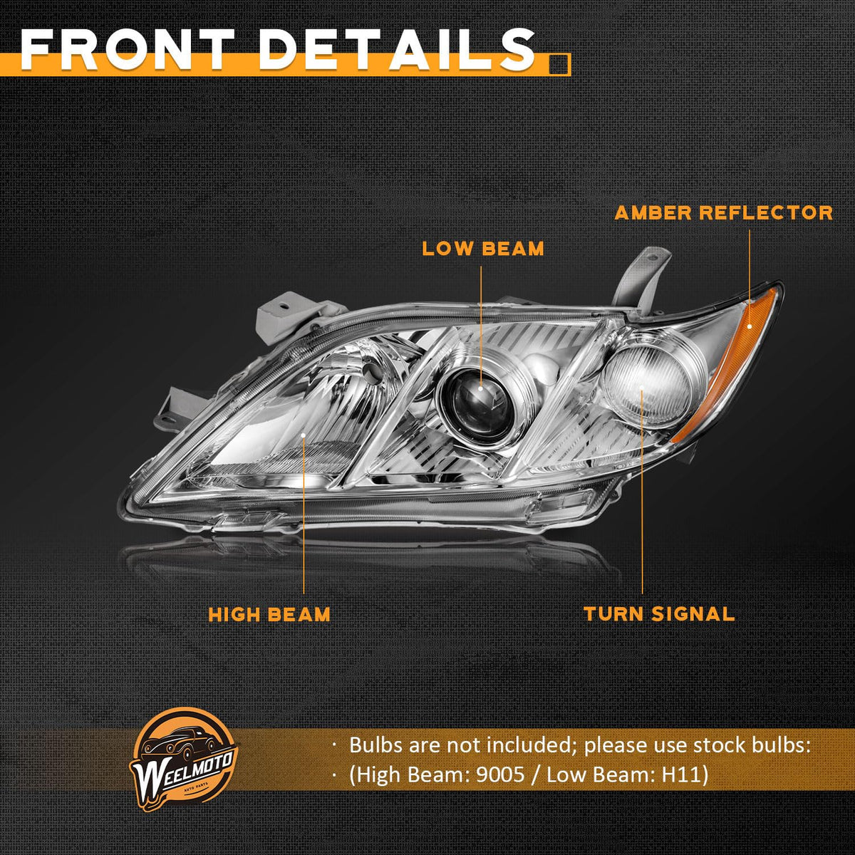 Anti-Fogging Headlights Assembly for Toyota Camry I1129