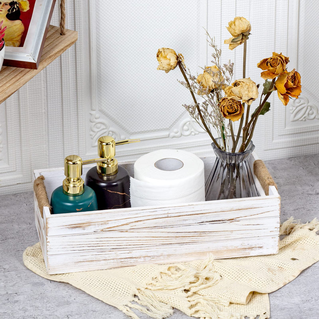 Rustic Wooden Toilet Paper Holder M968