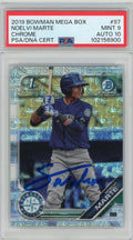 Signed 2019 Bowman Chrome Rookie Baseball Card Q3244