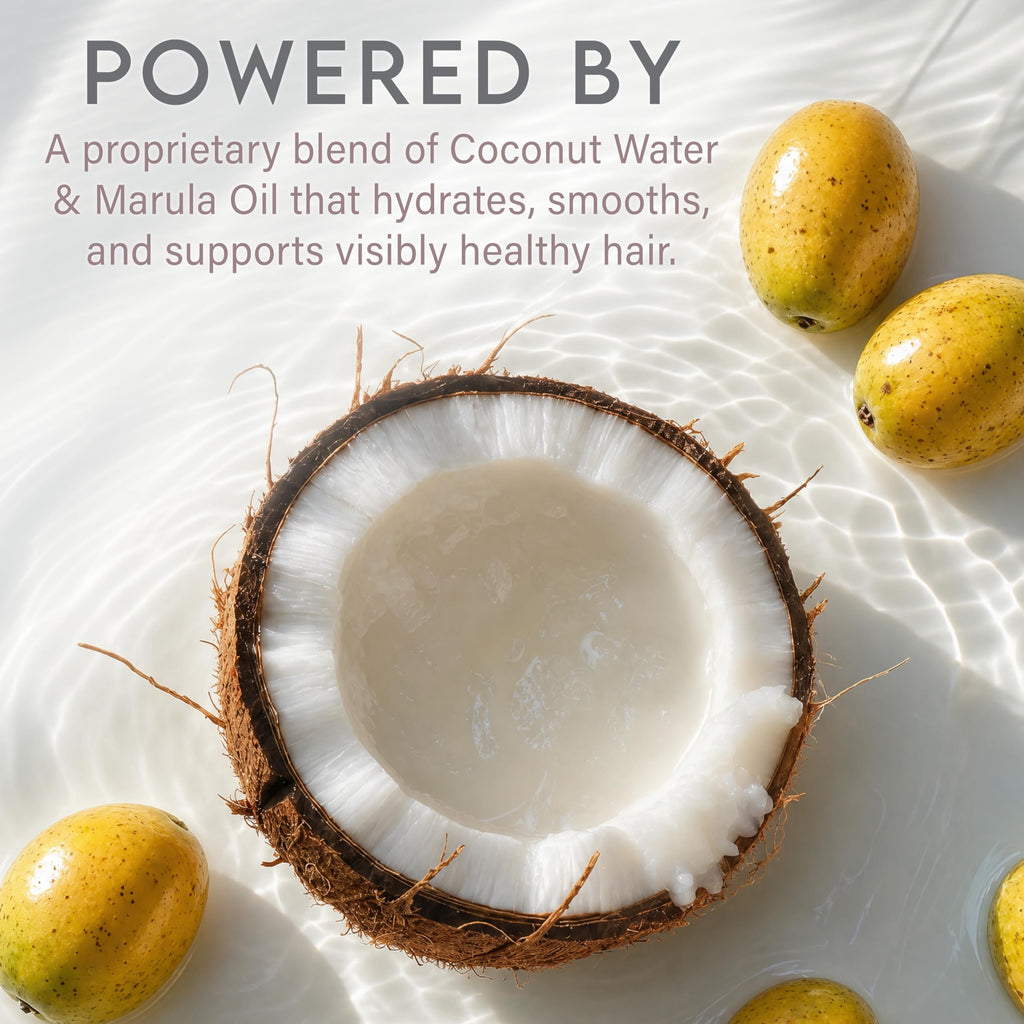 Coconut Water Curly Hair Clarifying Shampoo and Conditioner W196754