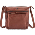 Small Genuine Leather Crossbody Bag with Adjustable Strap O2646