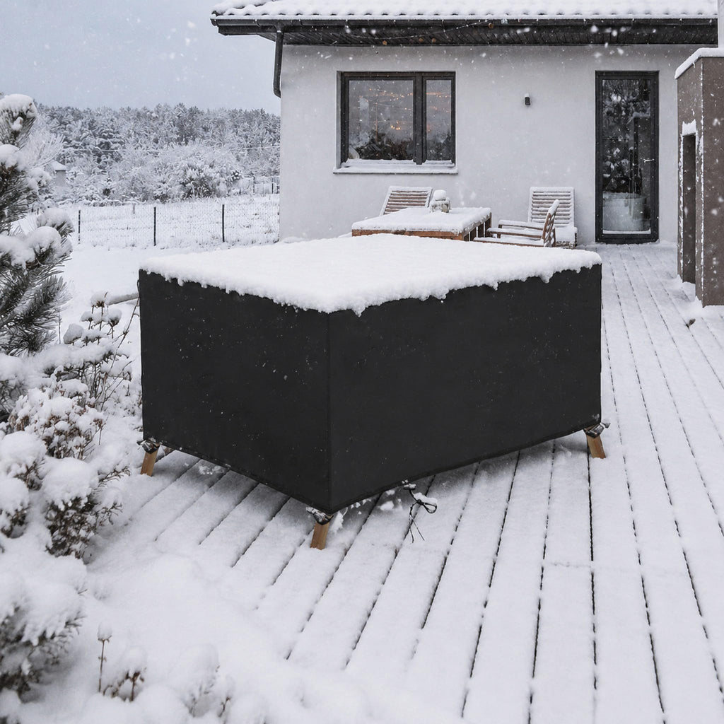 Waterproof Outdoor Furniture Cover 420D, 47"L x 22"W x 30"H Black O186